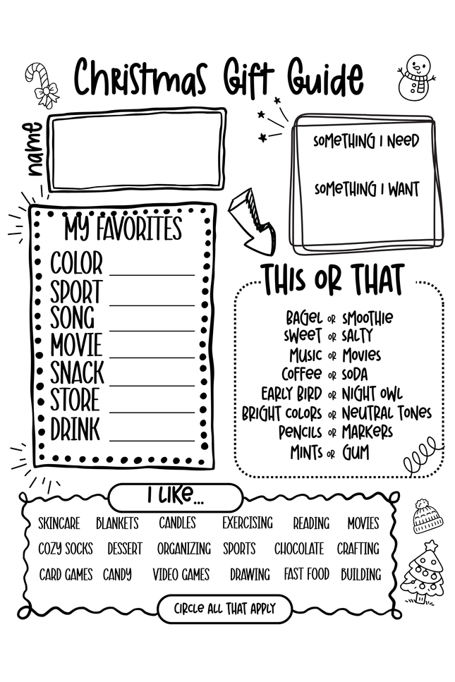 Christmas Gift Guide Survey