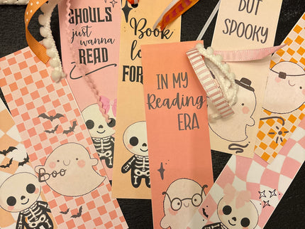 Skeleton and Ghost Bookmarks