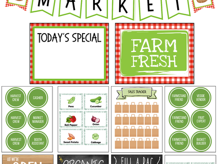 Farmstand Pretend Play