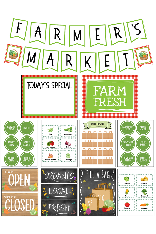Farmstand Pretend Play
