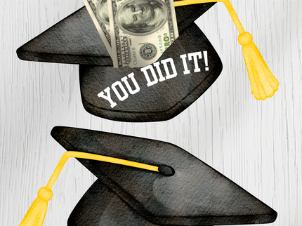 Graduation Cap Gift Card holder