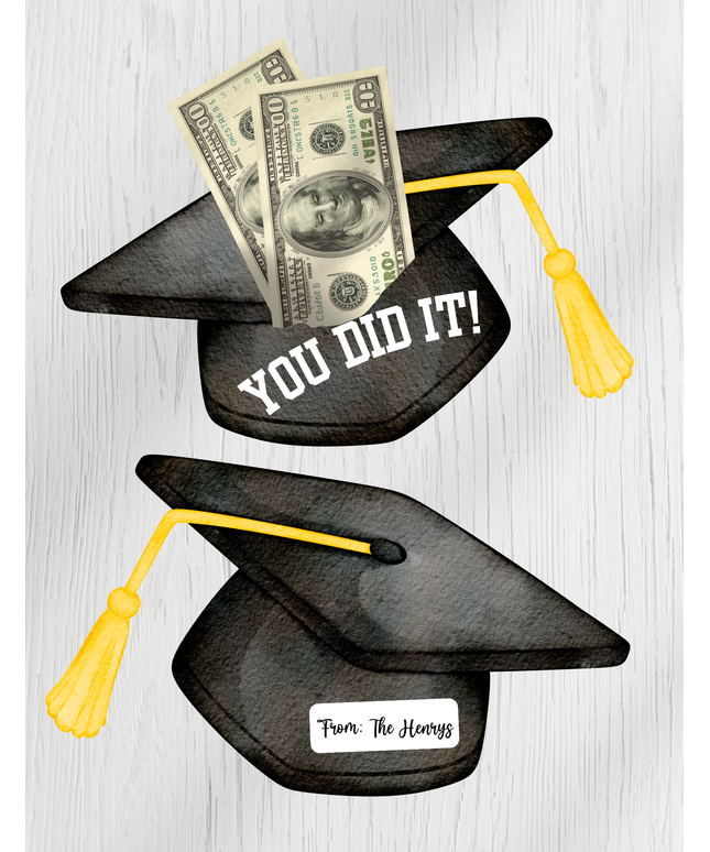 Graduation Cap Gift Card holder
