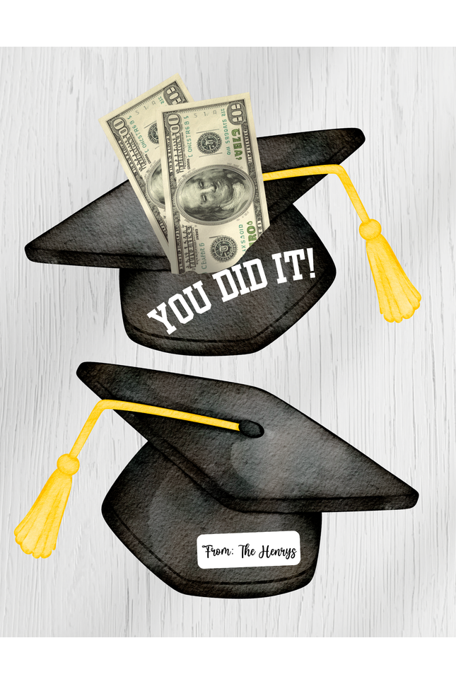 Graduation Cap Gift Card holder