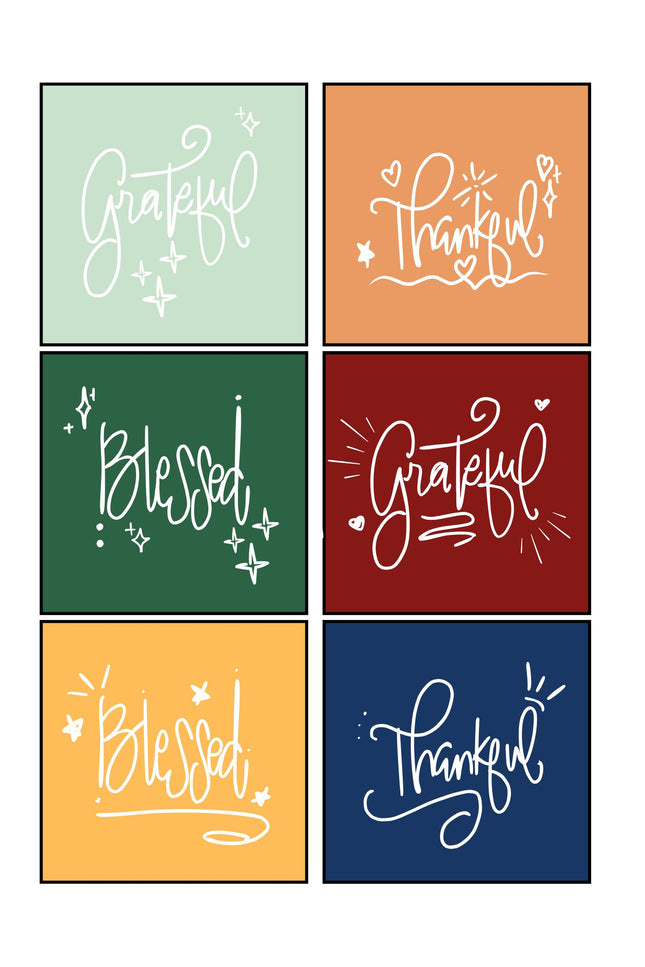 Thankful Grateful Blessed Tags