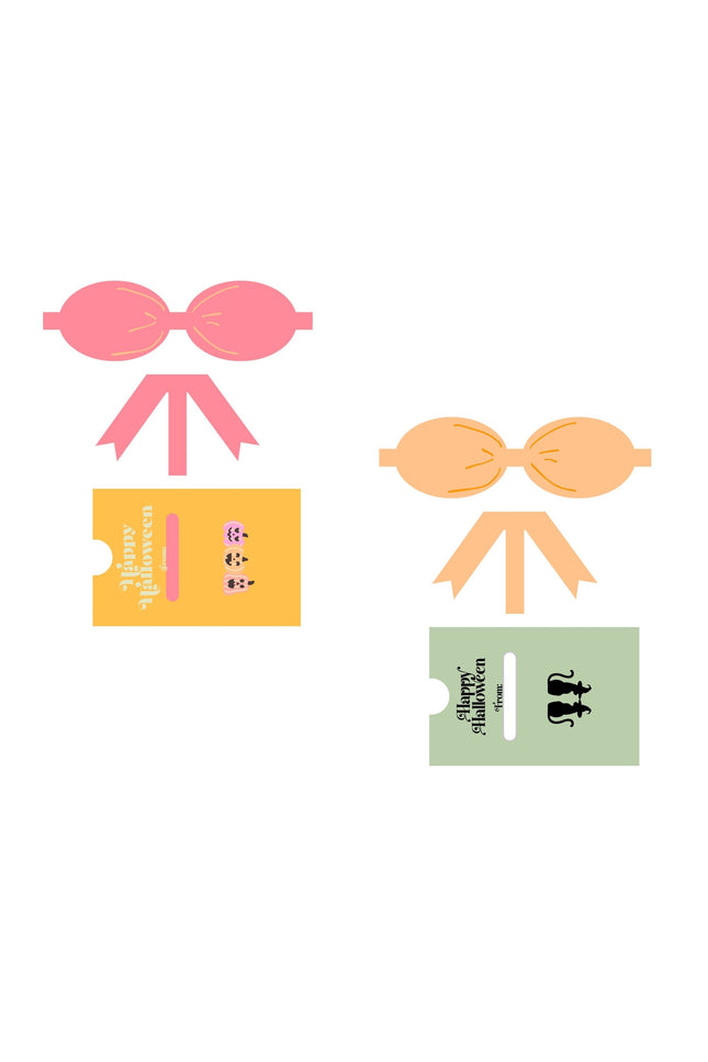 Halloween Bow gift card holders