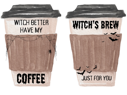 Coffee Cup Gift Card Holder_Halloween