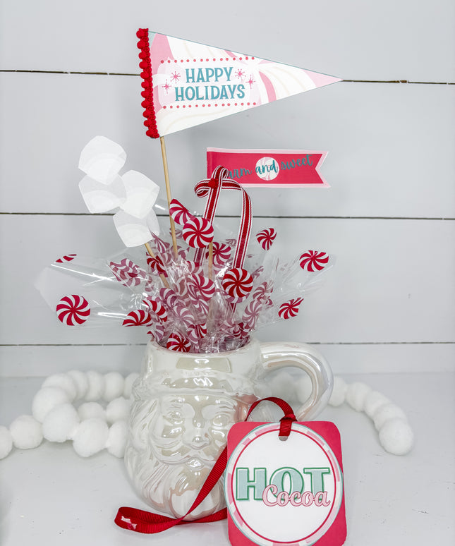 Hot Cocoa Tags and Flags