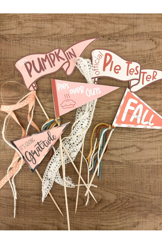 Fall Pennant Flags