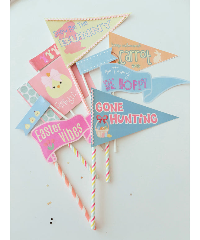 Easter Tags + Flags