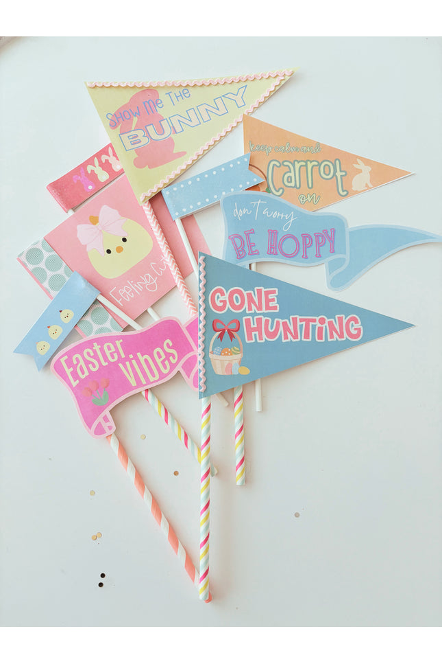 Easter Tags + Flags