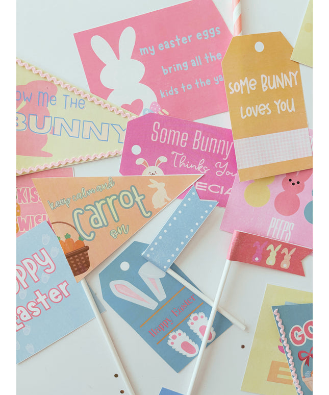Easter Tags + Flags