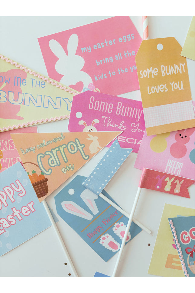 Easter Tags + Flags