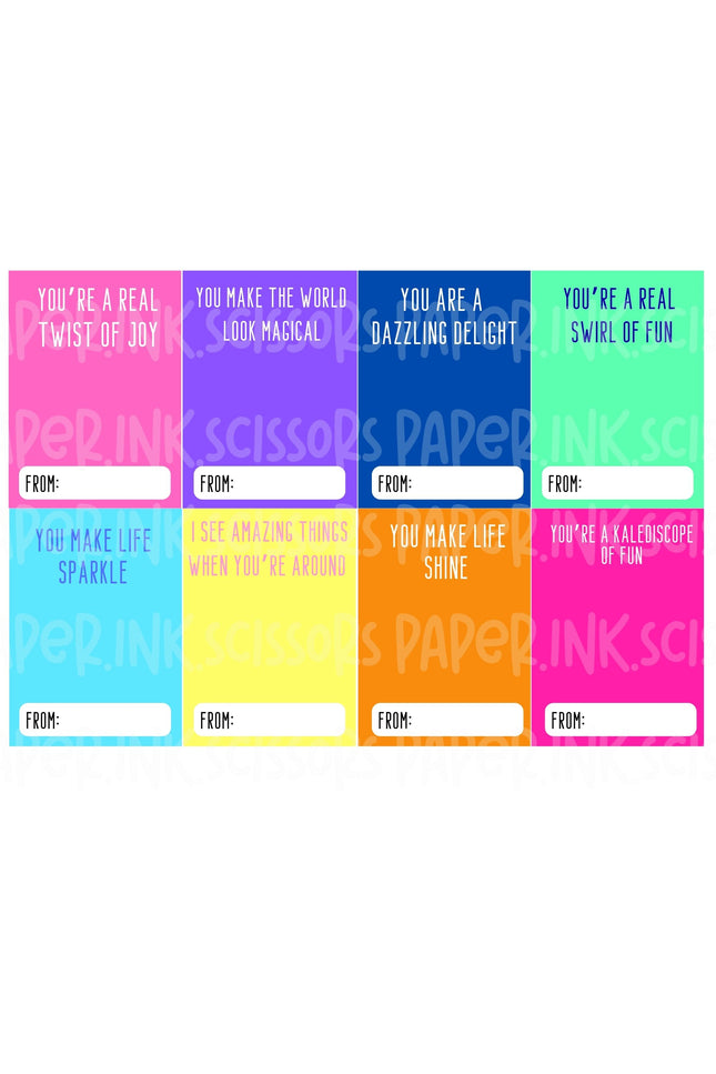 Kaleidoscope | Printable Valentine