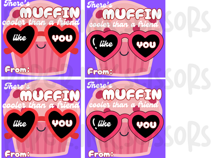 Muffin Better | Printable Valentine