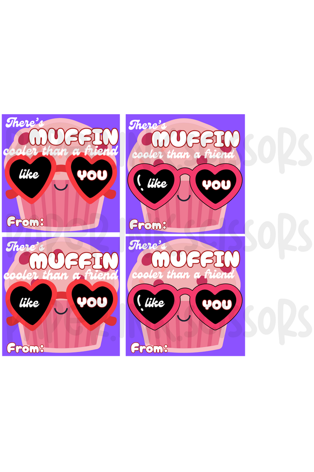 Muffin Better | Printable Valentine