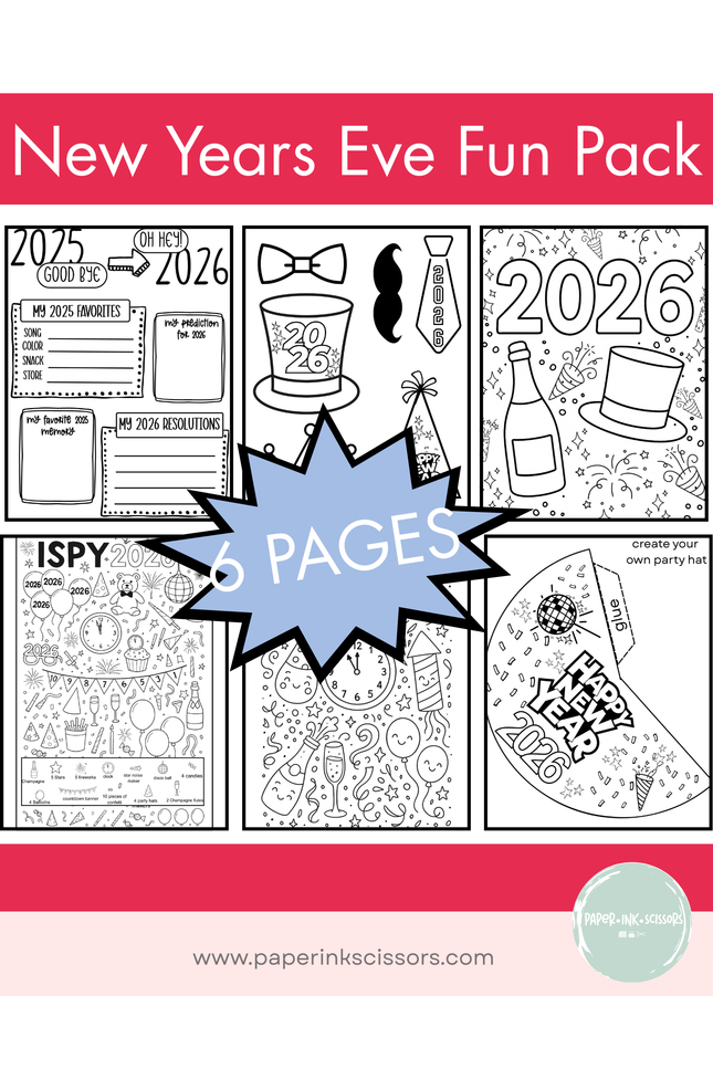2026 New Years Eve Fun pack