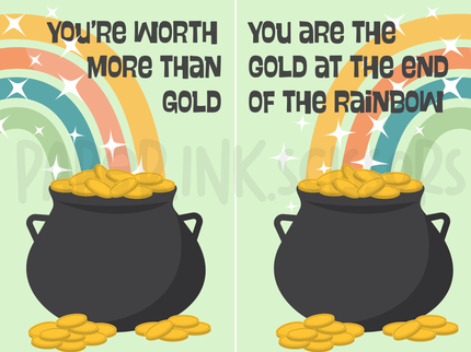 Pot of Gold Appreciation Card