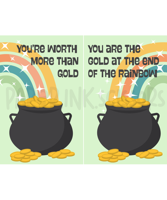 Pot of Gold Appreciation Card