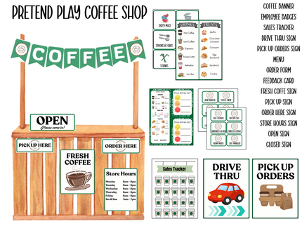 Coffee Shop - Pretend Play