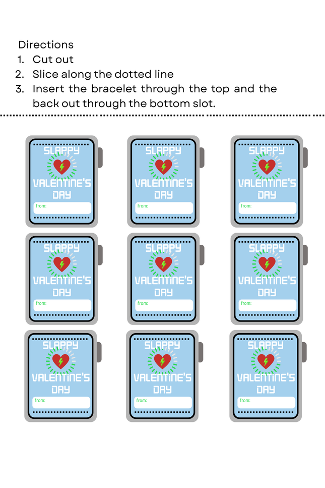 Smart Watch | Printable Valentine