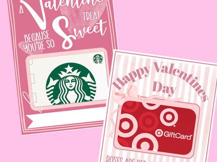 Sweet Valentine Gift Card Holder