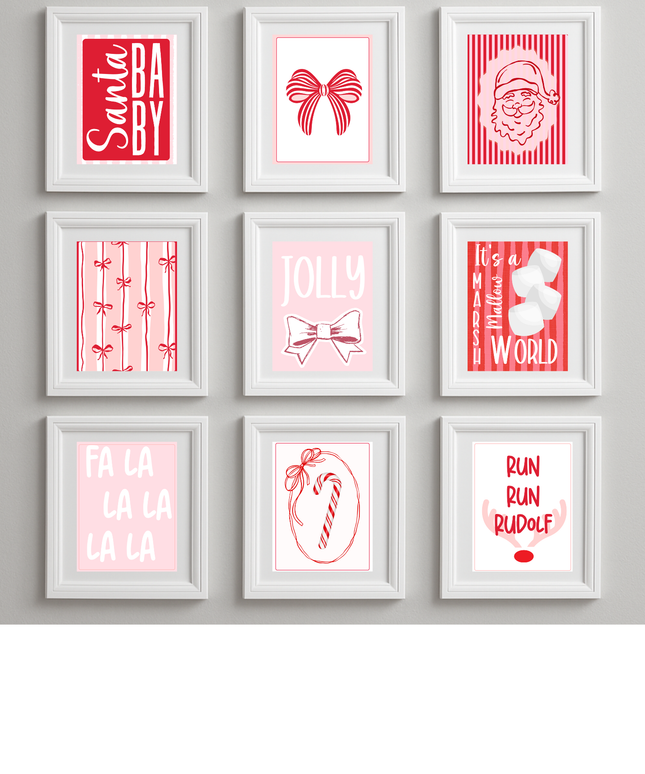 Wall Art Prints _ Candy Cane Stripes