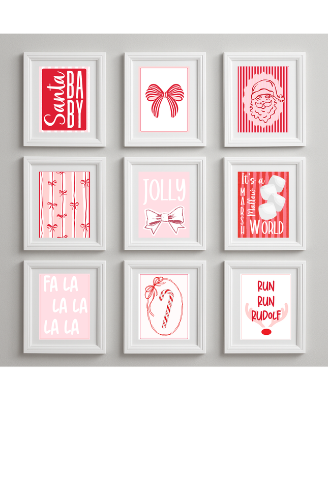 Wall Art Prints _ Candy Cane Stripes