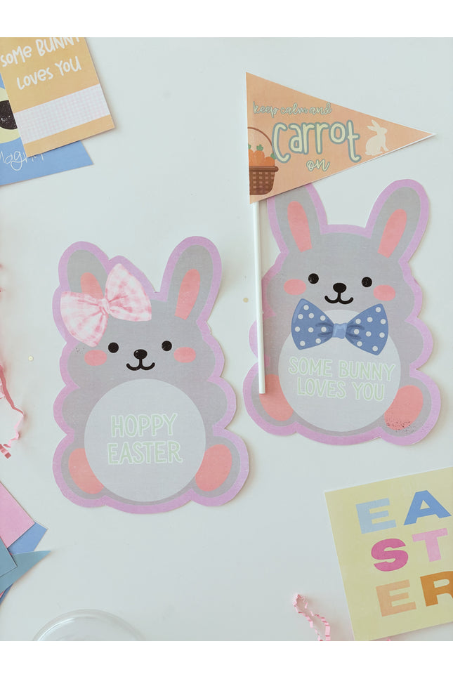 Easter Bunny Card + Treat Holder