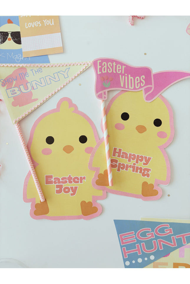 Spring Chick Card and Treat Holder