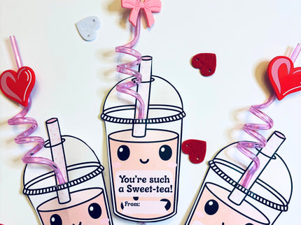 Boba Tea | Printable Valentine