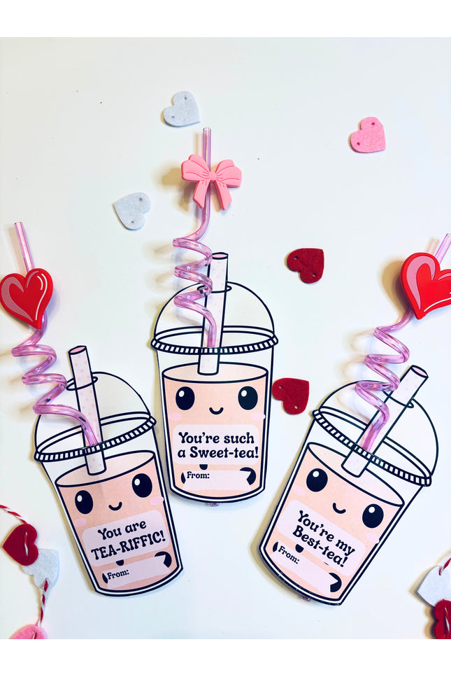 Boba Tea | Printable Valentine