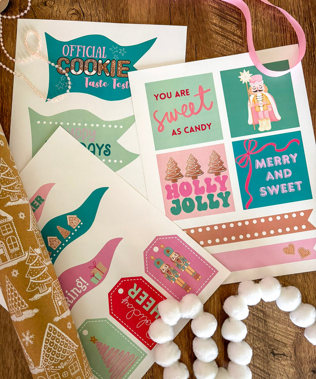 Tags and Flags_Gingerbread collection