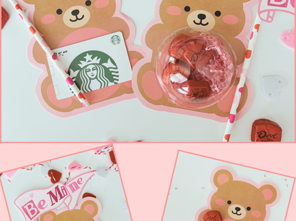 Beary Sweet Valentine Card Holder| Printable Valentine