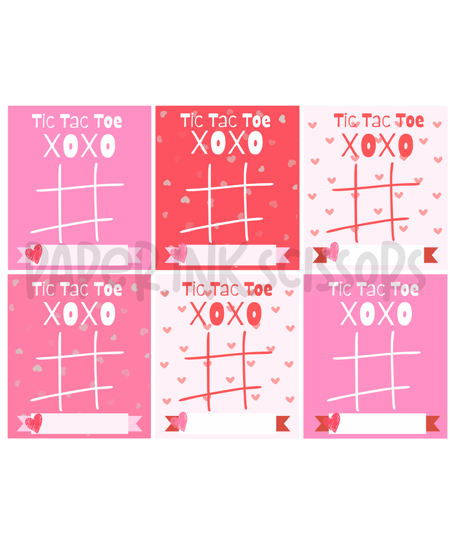 Tic Tac Toe Valentine