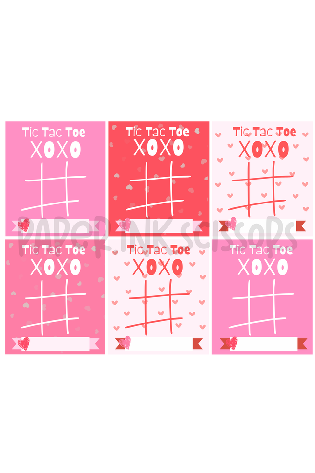 Tic Tac Toe Valentine