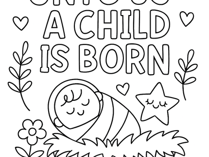 Christmas Christian Coloring 8 Pack