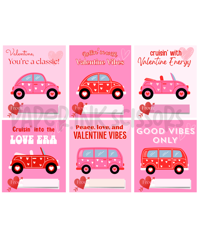 VW Valentine | Printable Valentine