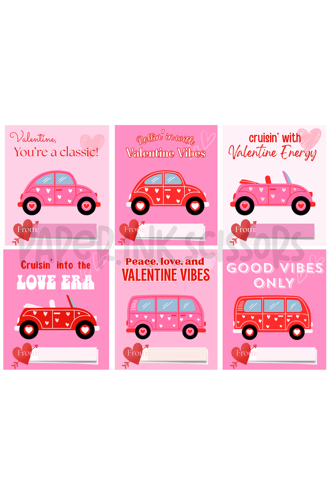 VW Valentine | Printable Valentine